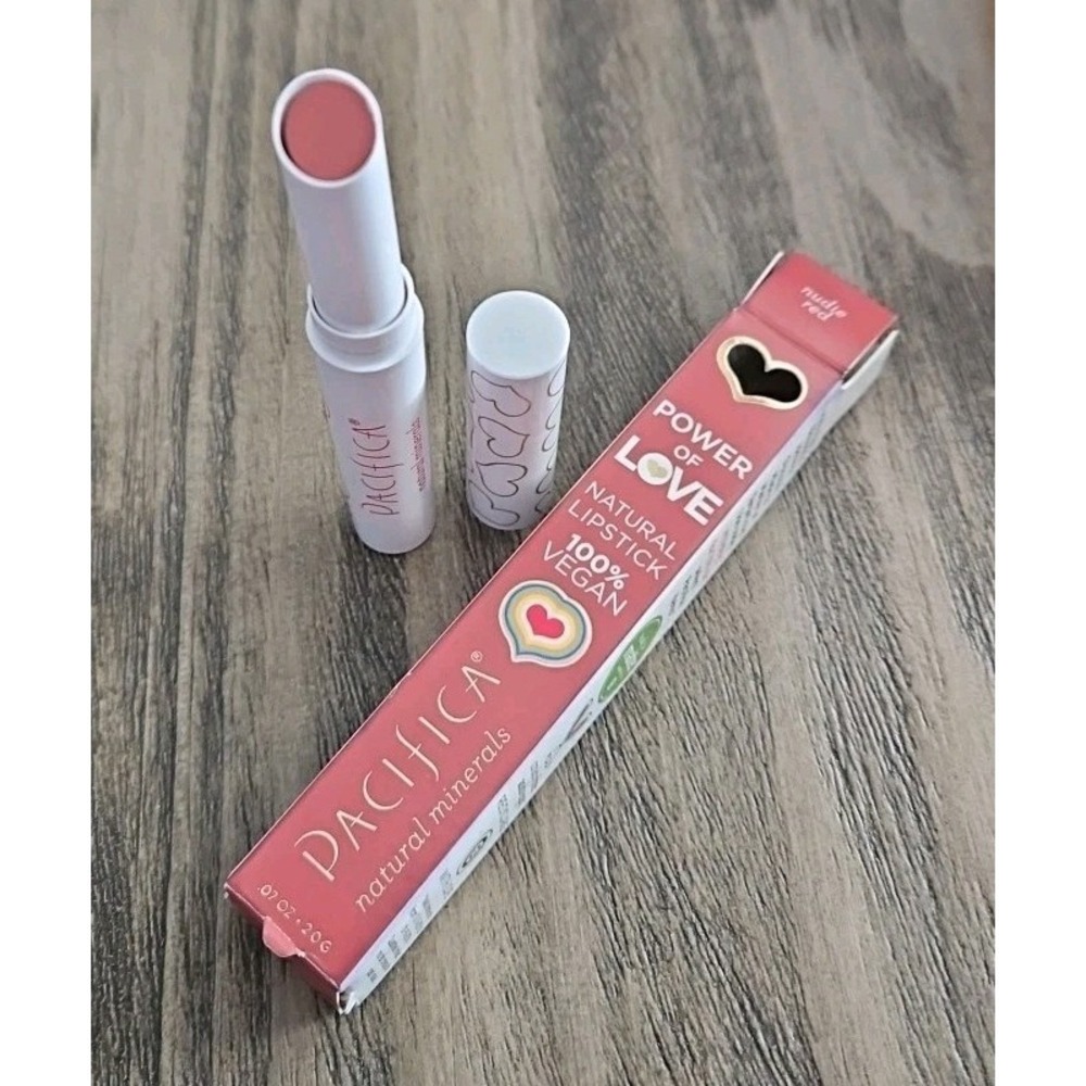 Discontinued PACIFICA Natural Lipsticks In NUDIE RED